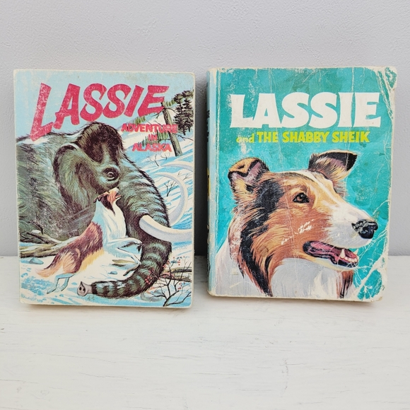 Little Big Books 1960s Lassie PopEye Thr Lone Ranger - Picture 3 of 16
